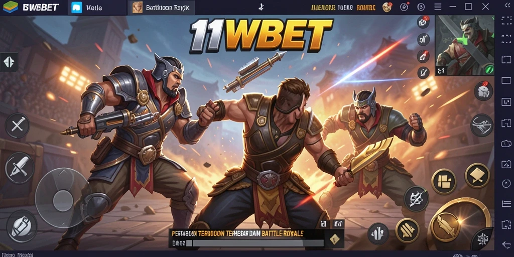 Gameplay menarik dari 11WBET dalam pertarungan Battle Royale.