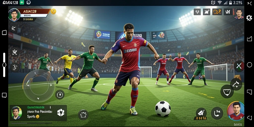 Screenshot gameplay ASIA128 menampilkan aksi seru dalam olahraga.