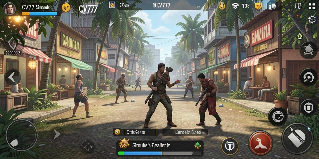 Tampilan gameplay <strong>CV777</strong> yang seru dan mendetail dalam simulasi.