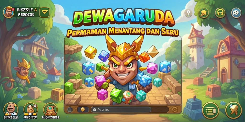 Gameplay seru dan menantang dalam DEWAGARUDA.