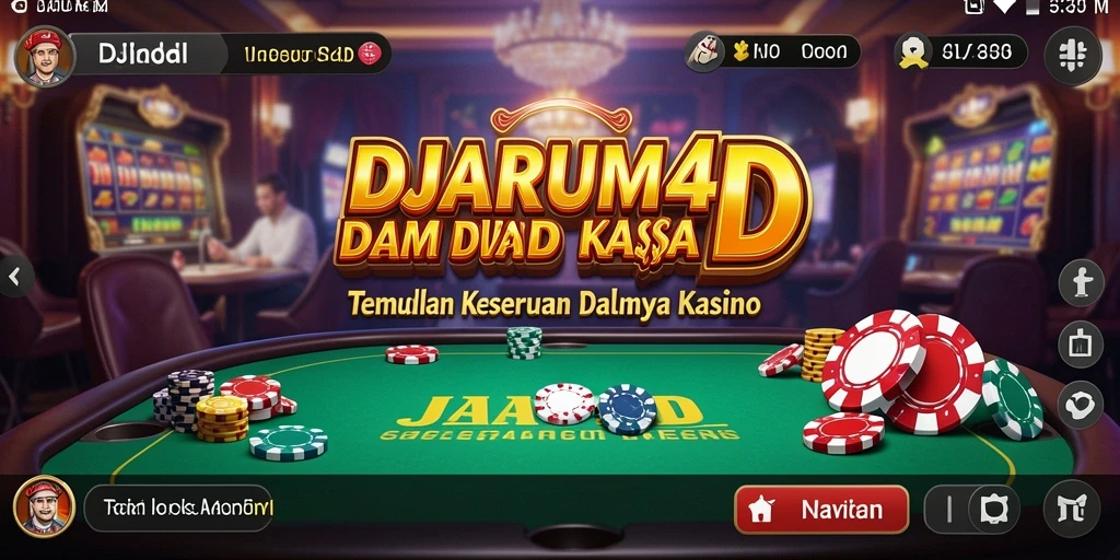 Tampilan gameplay Kasino yang seru dan menarik di DJARUM4D.