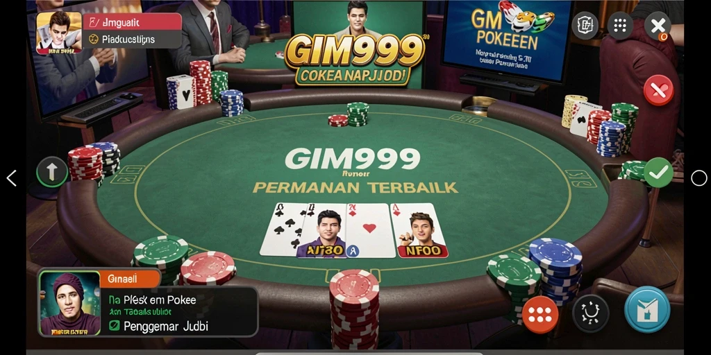 Tampilan gameplay GIM999 yang seru dan menegangkan.