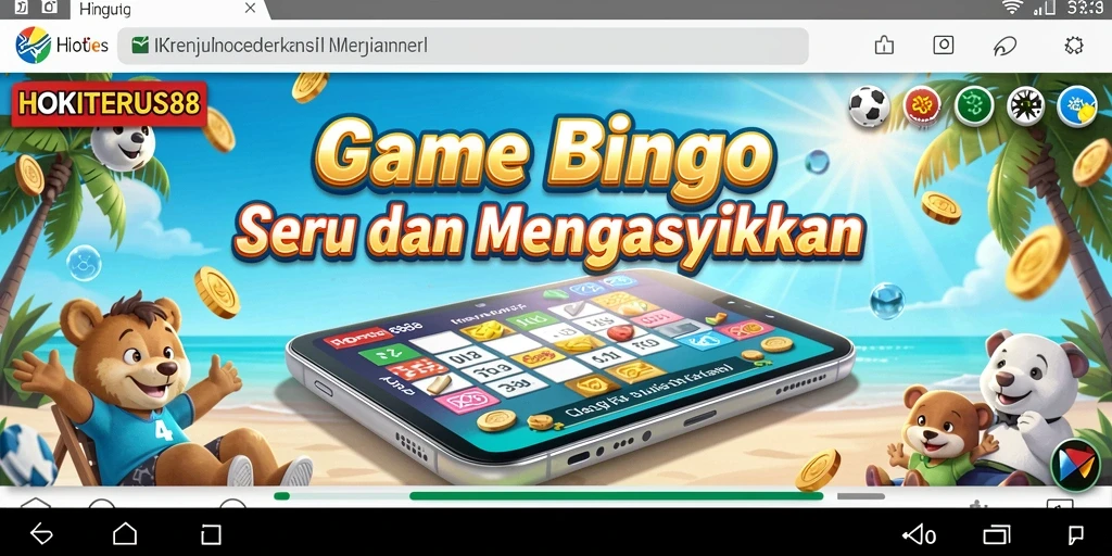 Tampilan gameplay HOKITERUS88 yang menarik dan interaktif.