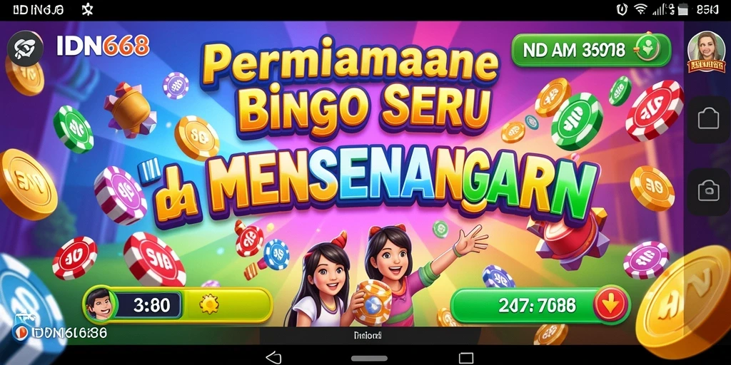 Tampilan menarik dari gameplay Bingo IDN668 yang menghibur.