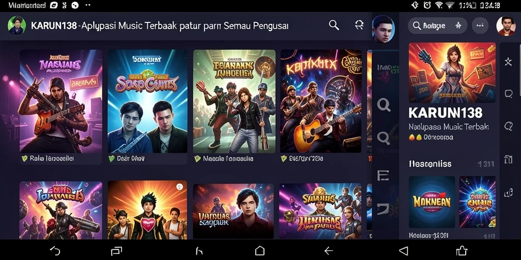 Tampilan gameplay KARUN138 menampilkan pengalaman musik interaktif yang menawan.