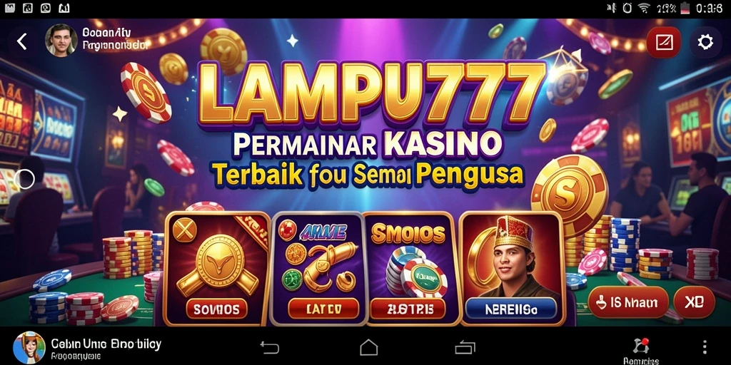 Tampilan gameplay LAMPU777 yang mengasyikkan dan menarik.