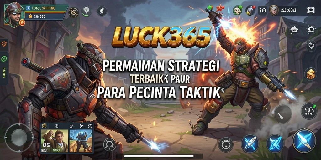 Tampilan menangkap aksi menegangkan dalam gameplay LUCK365.