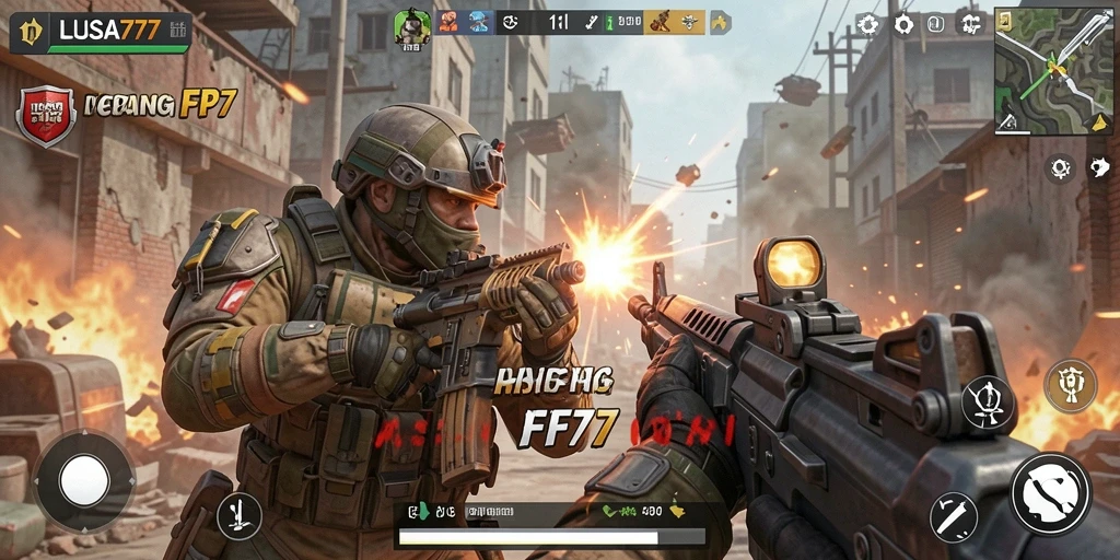 Tampilan gameplay LUSA777 yang mendebarkan saat adu tembak.
