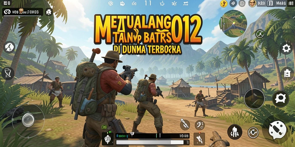 Tangkapan layar MASBRO12 menampilkan petualangan mendebarkan di dunia terbuka.