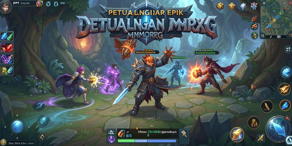 Tampilan gameplay PP7 menampilkan aksi seru dalam dunia MMORPG.