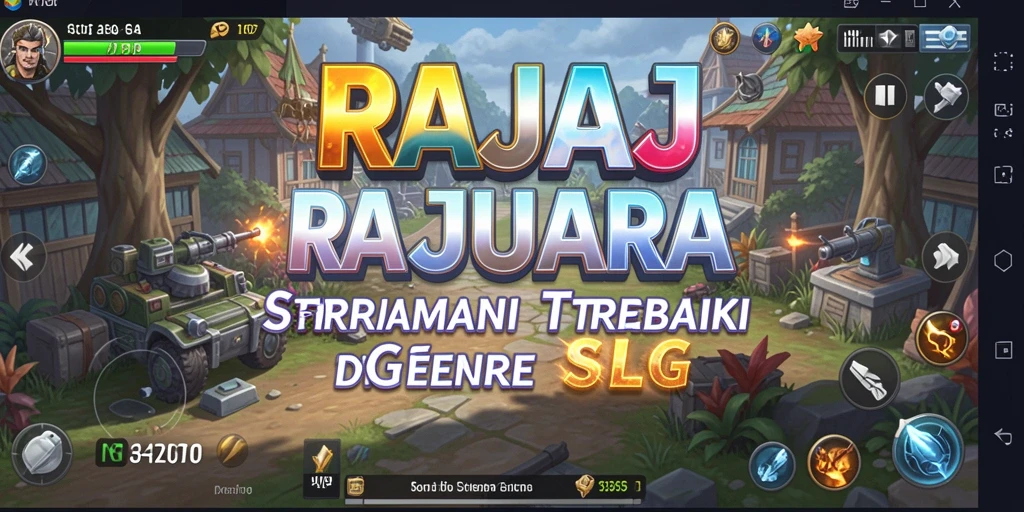 Tampilan gameplay menarik dari RAJAJUARA yang menampilkan strategi dan pertempuran.