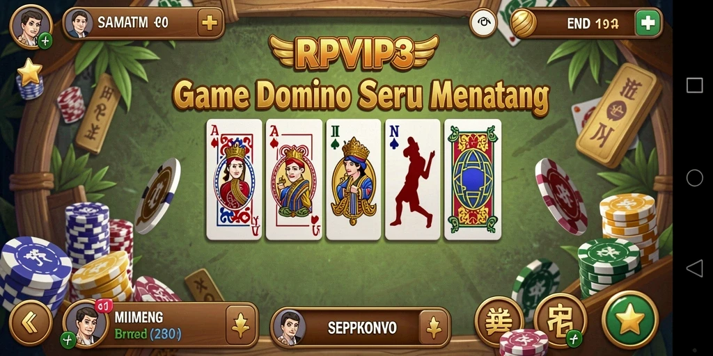 Tampilan gameplay seru dari RPVIP3 dengan pemain aktif.