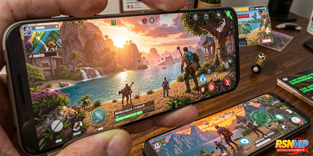Gameplay Open World RSNVIP yang mengasyikkan dan interaktif.