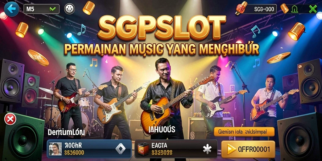 Tangkapan layar gameplay SGPSLOT dengan musik interaktif yang menarik.