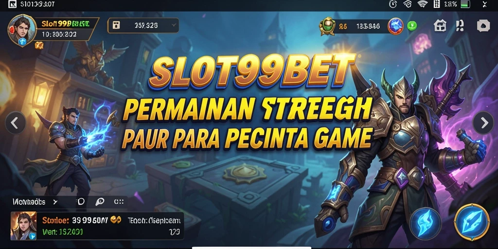 Menggambarkan momen intens dalam gameplay strategis SLOT99BET.