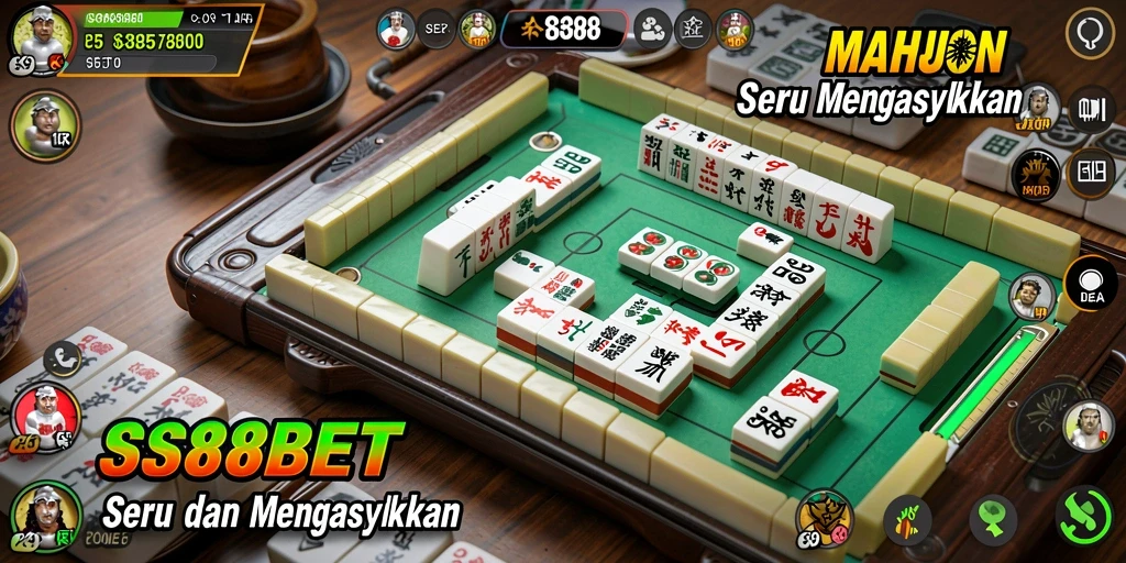 Screenshot dari gameplay SS88BET menampilkan keseruan permainan Mahjong.