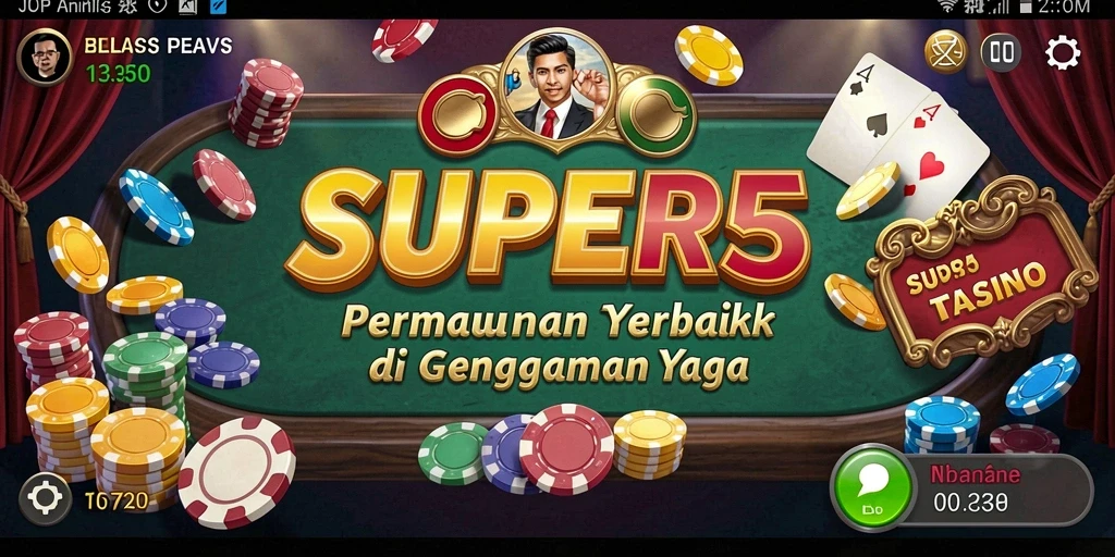 Gameplay menarik dari SUPER5, penuh dengan keseruan Kasino.