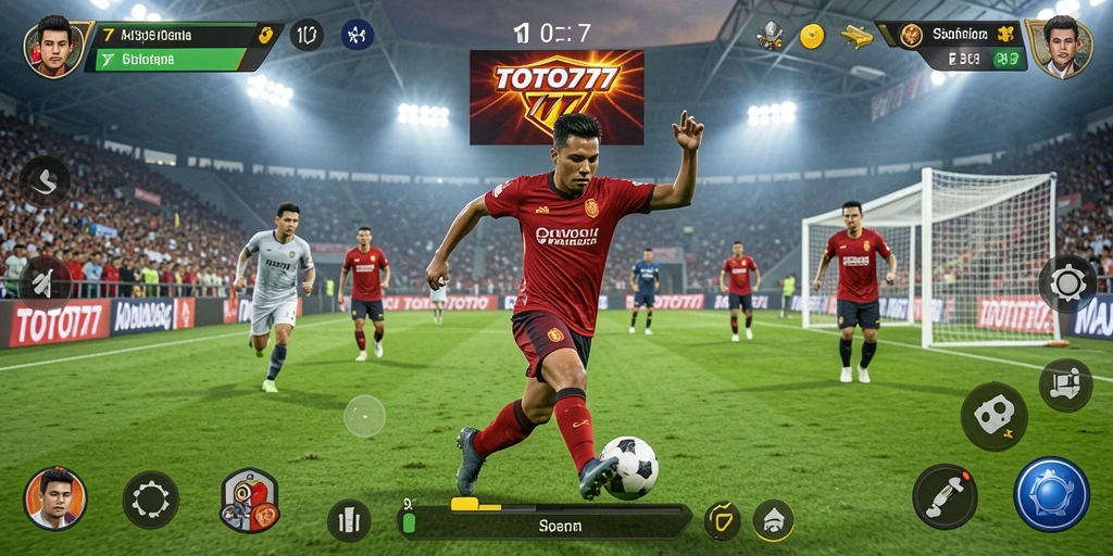Tampilan gameplay menarik dari TOTO777 yang menunjukkan aksi olahraga.